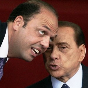 Alfano e Berlusconi