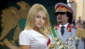 Galina Kolotnitska e Muammar Gheddafi