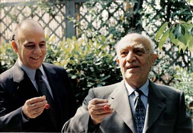Ignazio Contu e Amintore Fanfani