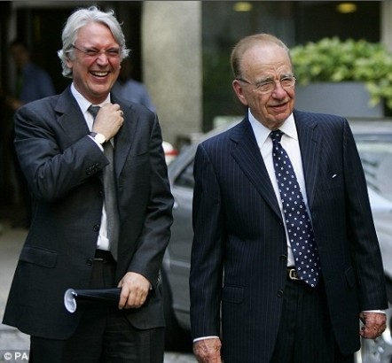Les Hinton e Rupert Murdoch