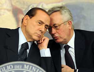 Silvio Berlusconi e Giulio Tremonti