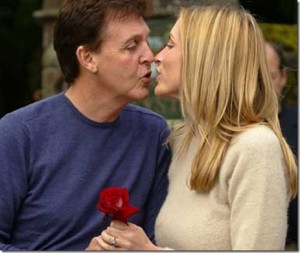 Paul McCartney e Heather Mills prima del divorzio