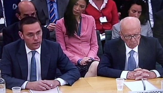 James e Rupert Murdoch