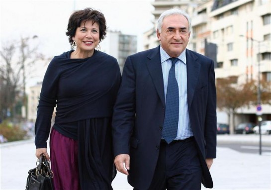 Anne Sinclair e il marito Dominique Strauss-Kahn