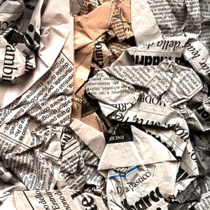 Giornali come carta straccia