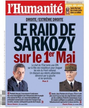 La copertina de “l’Umanitè“