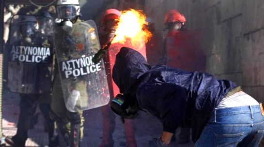 Sommossa in Grecia