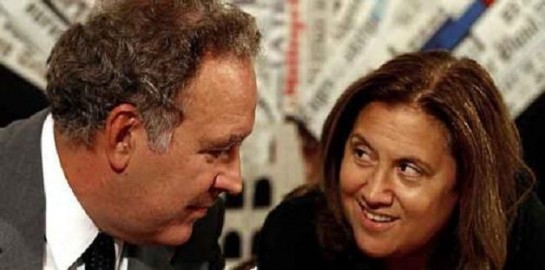 Michele Santoro e Lucia Annunziata