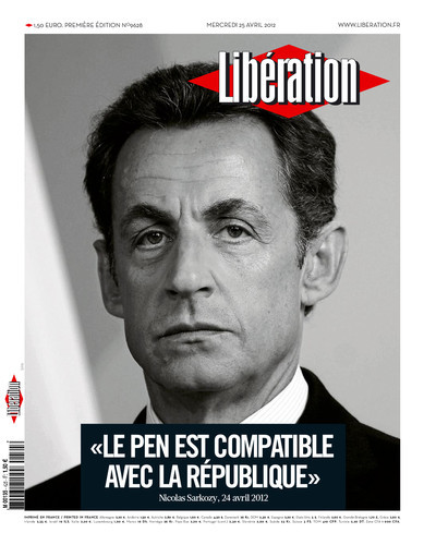 La copertina di Libération