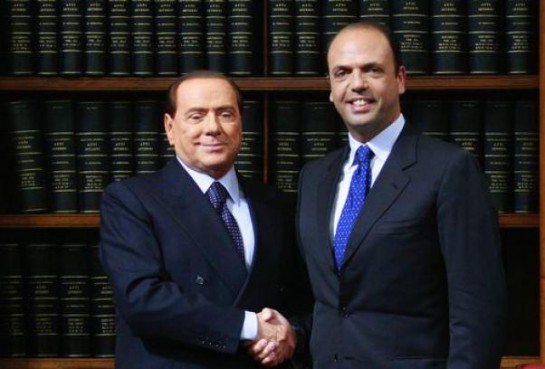 Silvio Berlusconi e Angelino Alfano