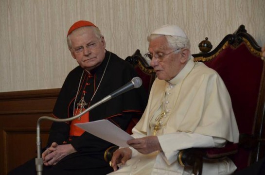 Benedetto XVI e il Card. Scola