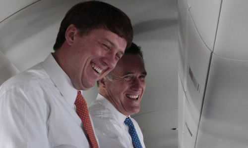 Mitt Romney e Rick Gorka