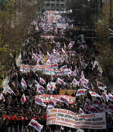 Sciopero in Grecia