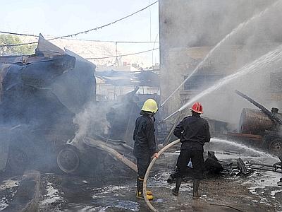 SYRIA-DAMASCUS-BLAST