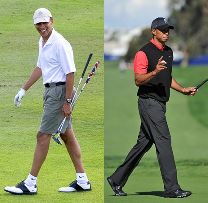 Obama e Tiger Woods