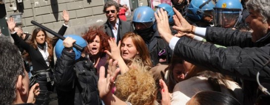 Proteste a Napoli