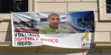 Striscione Fnsi Quirico