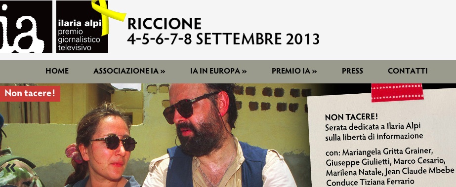 Premio Ilaria Alpi 2013