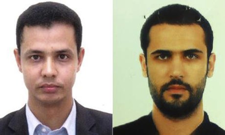 Sky News Arabia staff Ishak Moctar and Samir Kassab